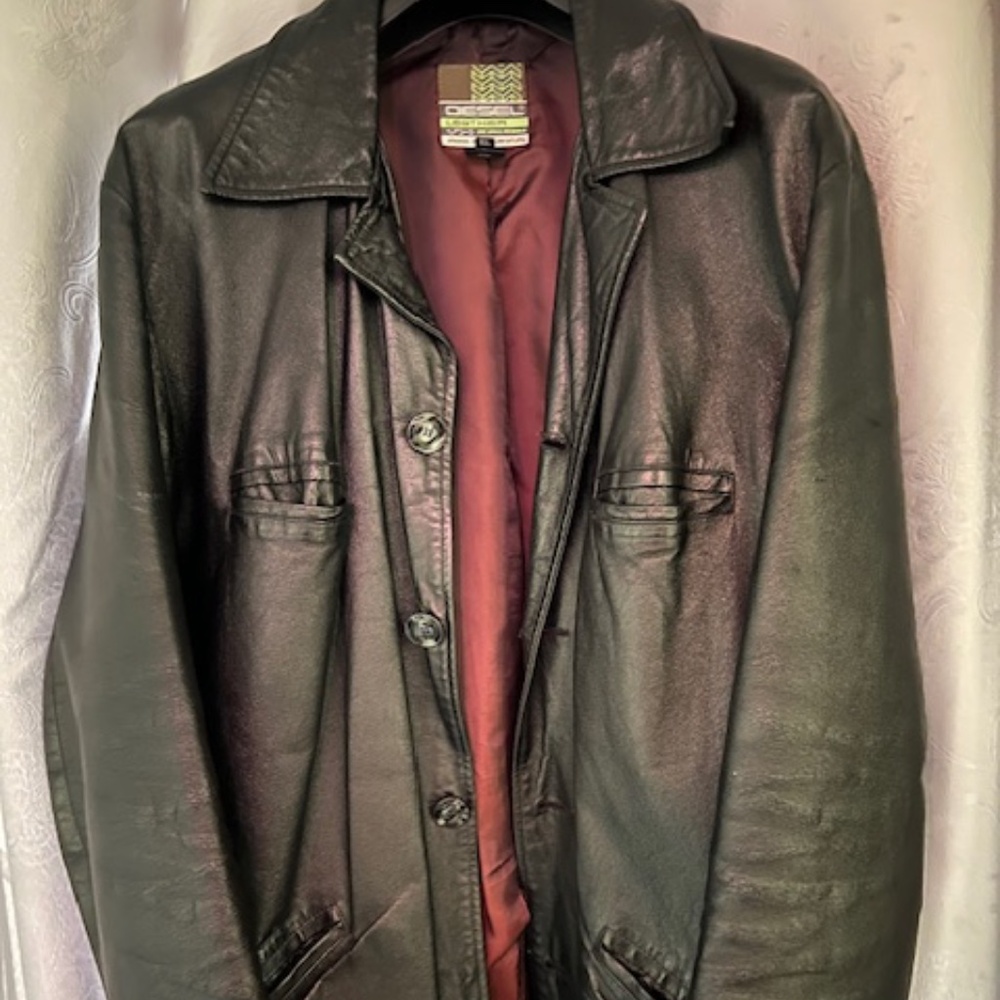 Diesel Black Leather jacket